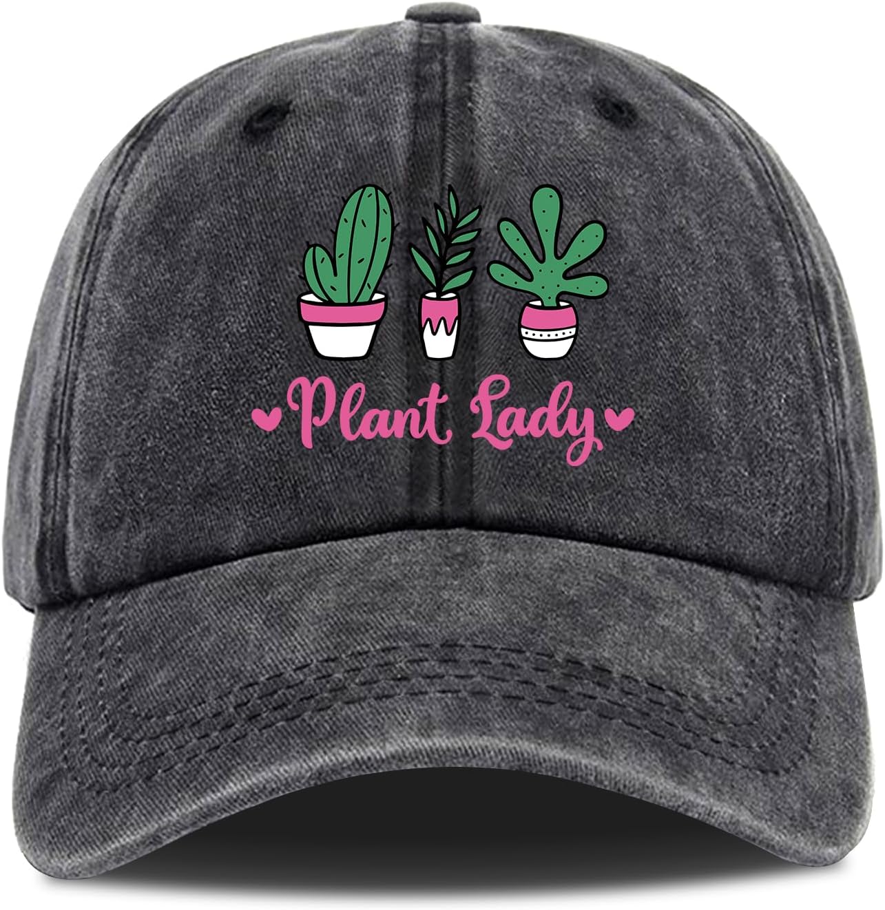 Plant Lady Vintage Washed Baseball Cap