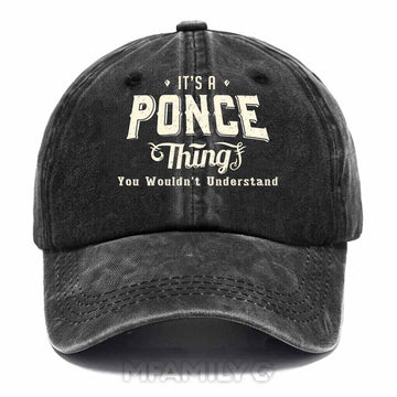 Ponce Thing Washed Baseball Cap