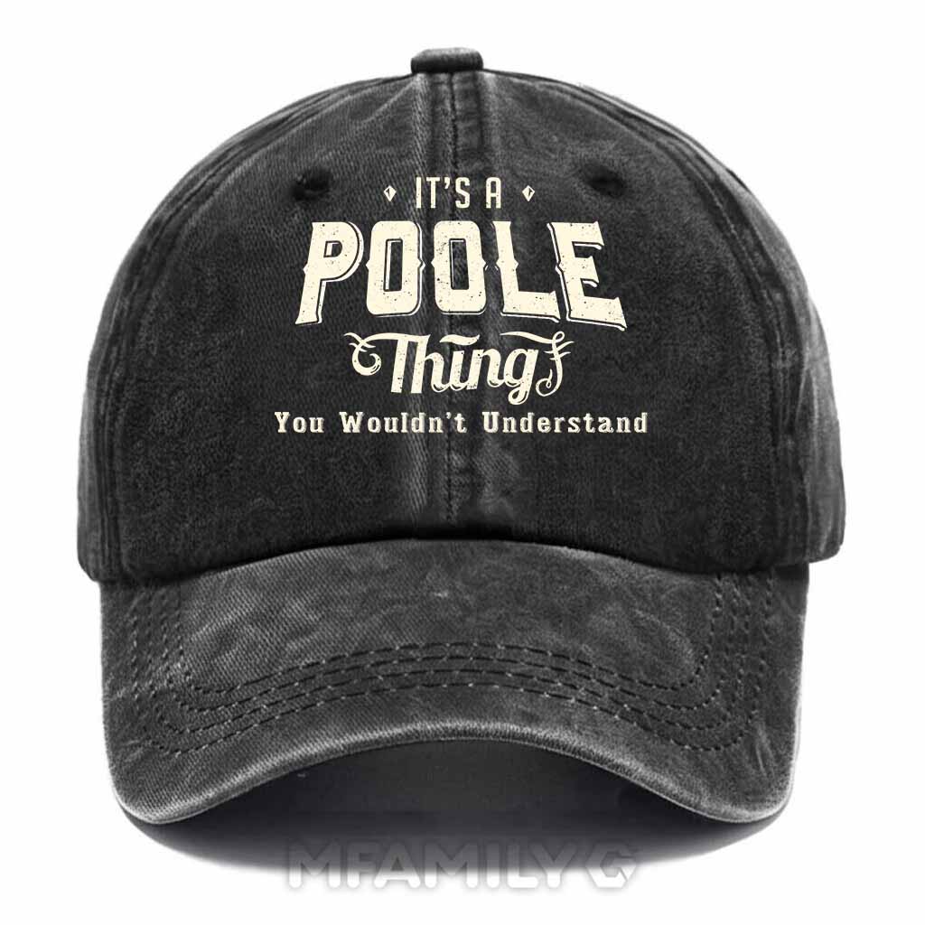 Poole Thing Washed Baseball Cap