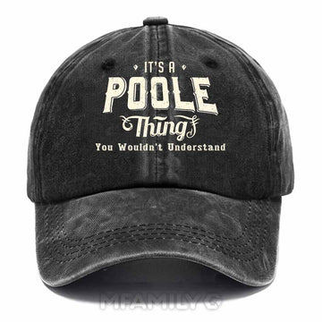 Poole Thing Washed Baseball Cap
