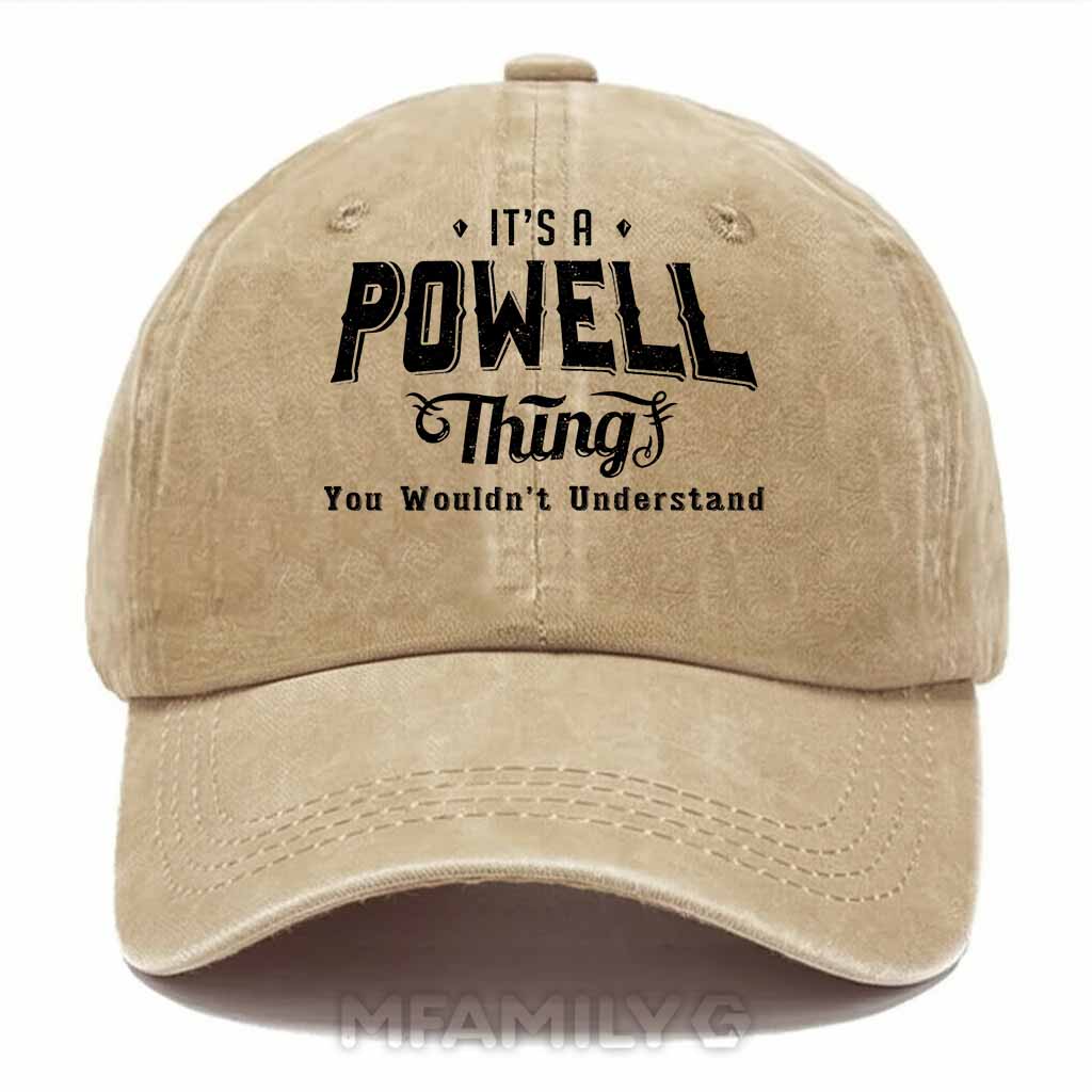 Powell Thing Washed Baseball Cap