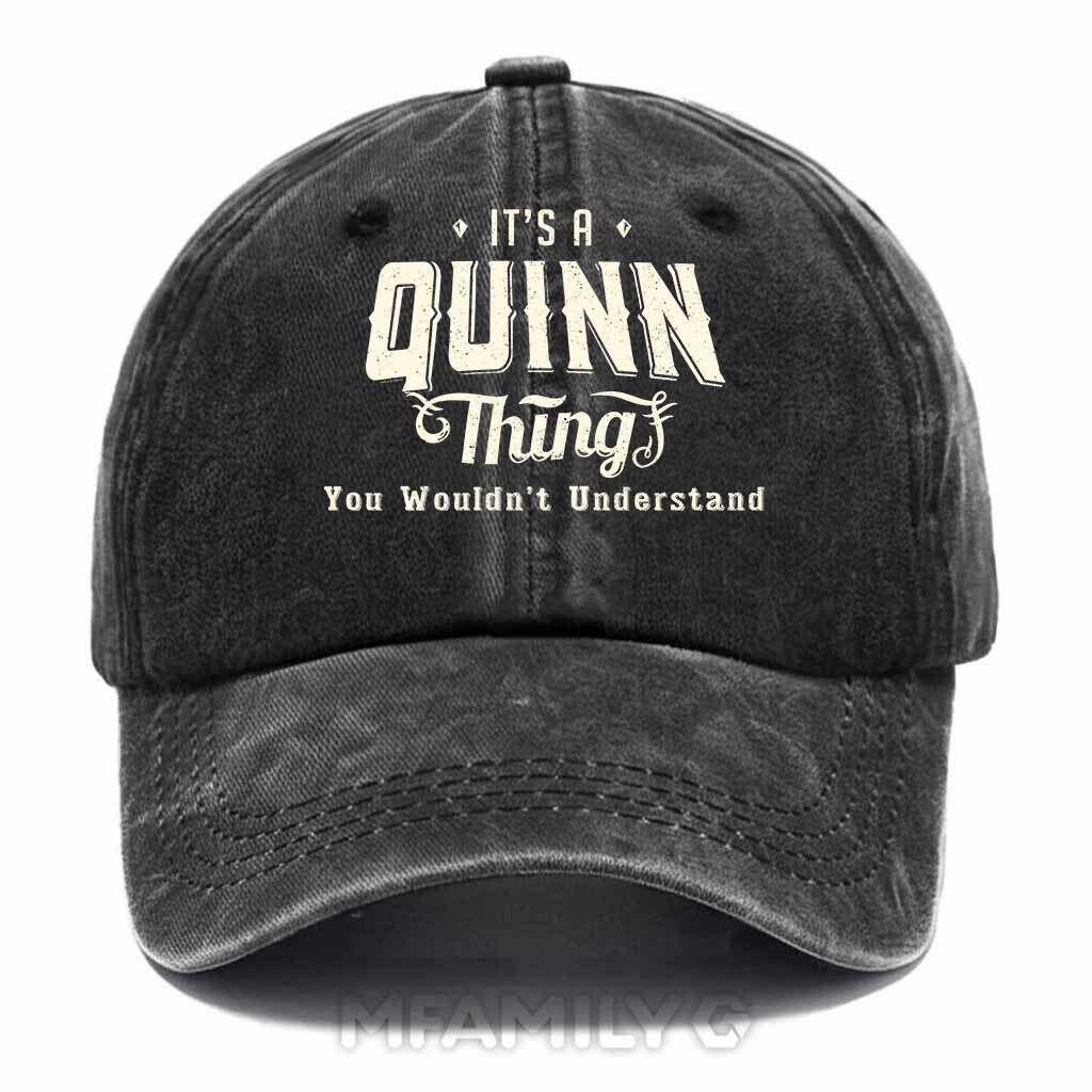 Quinn Thing Washed Baseball Cap