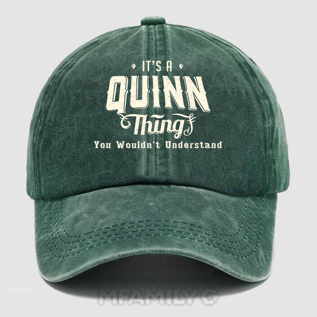 Quinn Thing Washed Baseball Cap