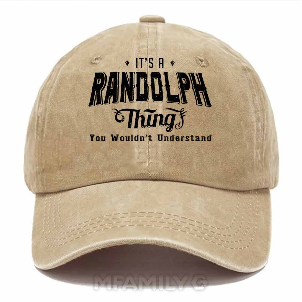 Randolph Thing Washed Baseball Cap