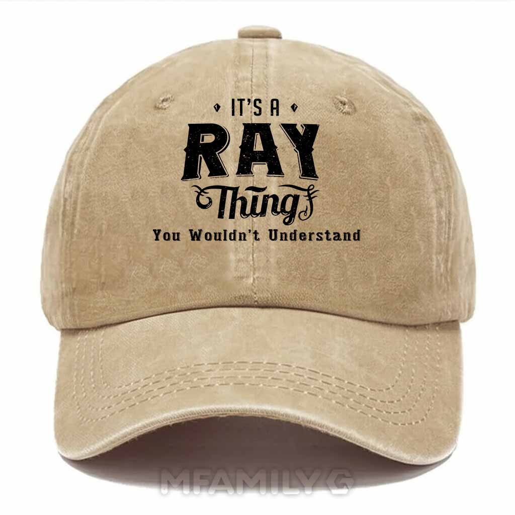 Ray Thing Washed Baseball Cap