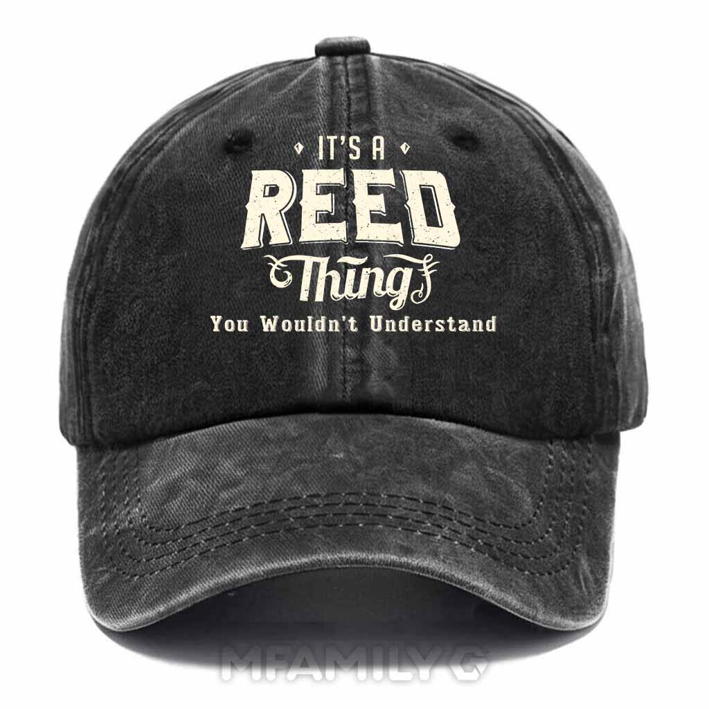 Steve Reed Cap Reed Thing Washed Baseball Cap | Fun Family Pride Hat – MFamilyHub LTD