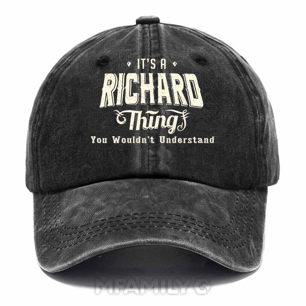 Richard Thing Washed Baseball Cap