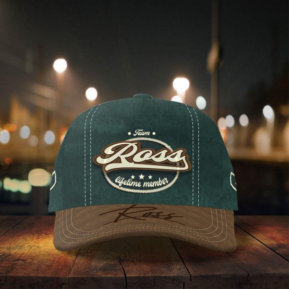 Ross Vintage Lifetime Member Baseball Cap