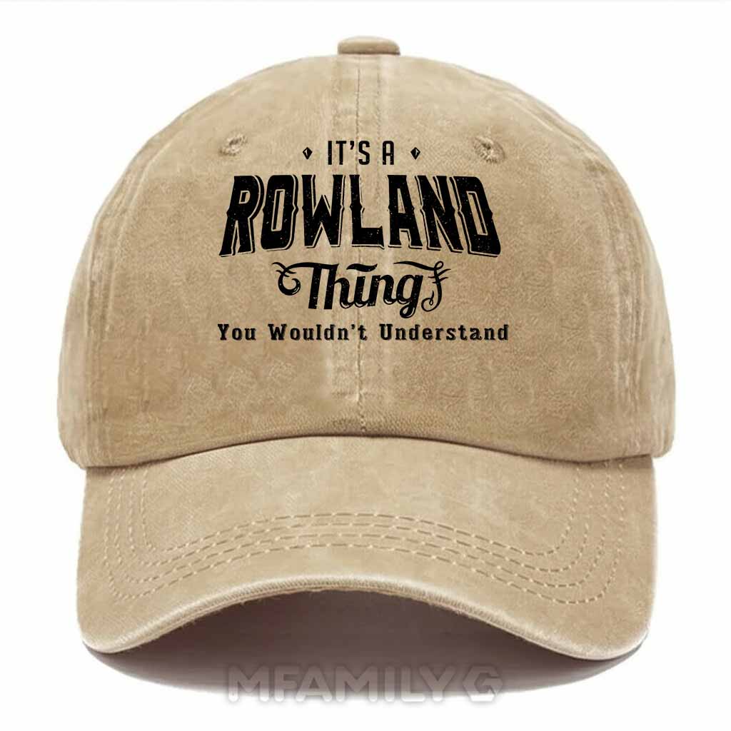 Rowland Thing Washed Baseball Cap