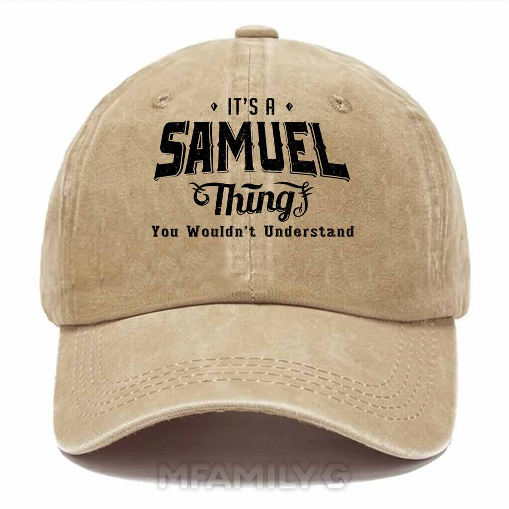 Samuel Thing Washed Baseball Cap