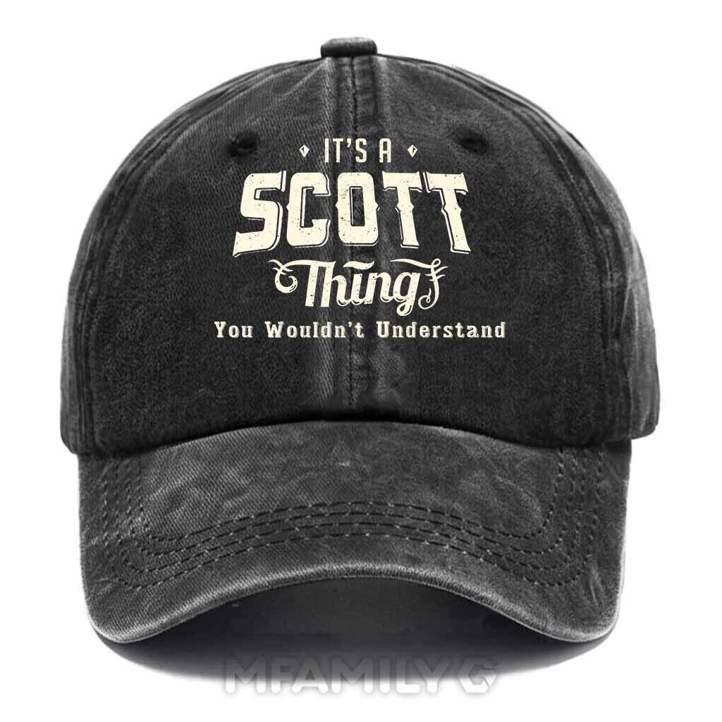 Scott Thing Washed Baseball Cap