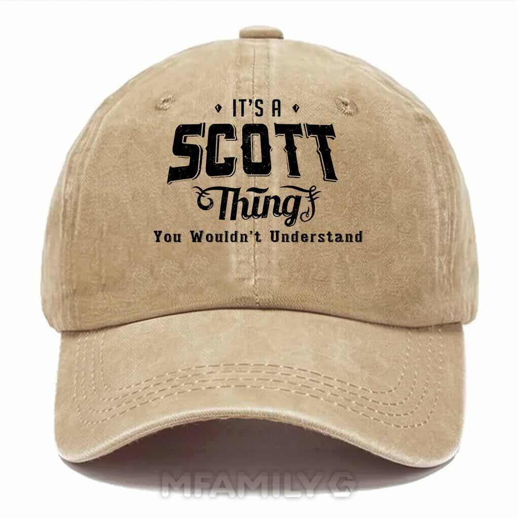 Scott Thing Washed Baseball Cap