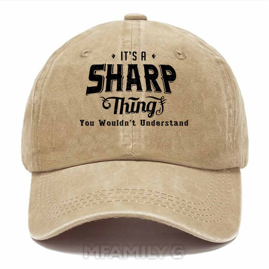 Sharp Thing Washed Baseball Cap