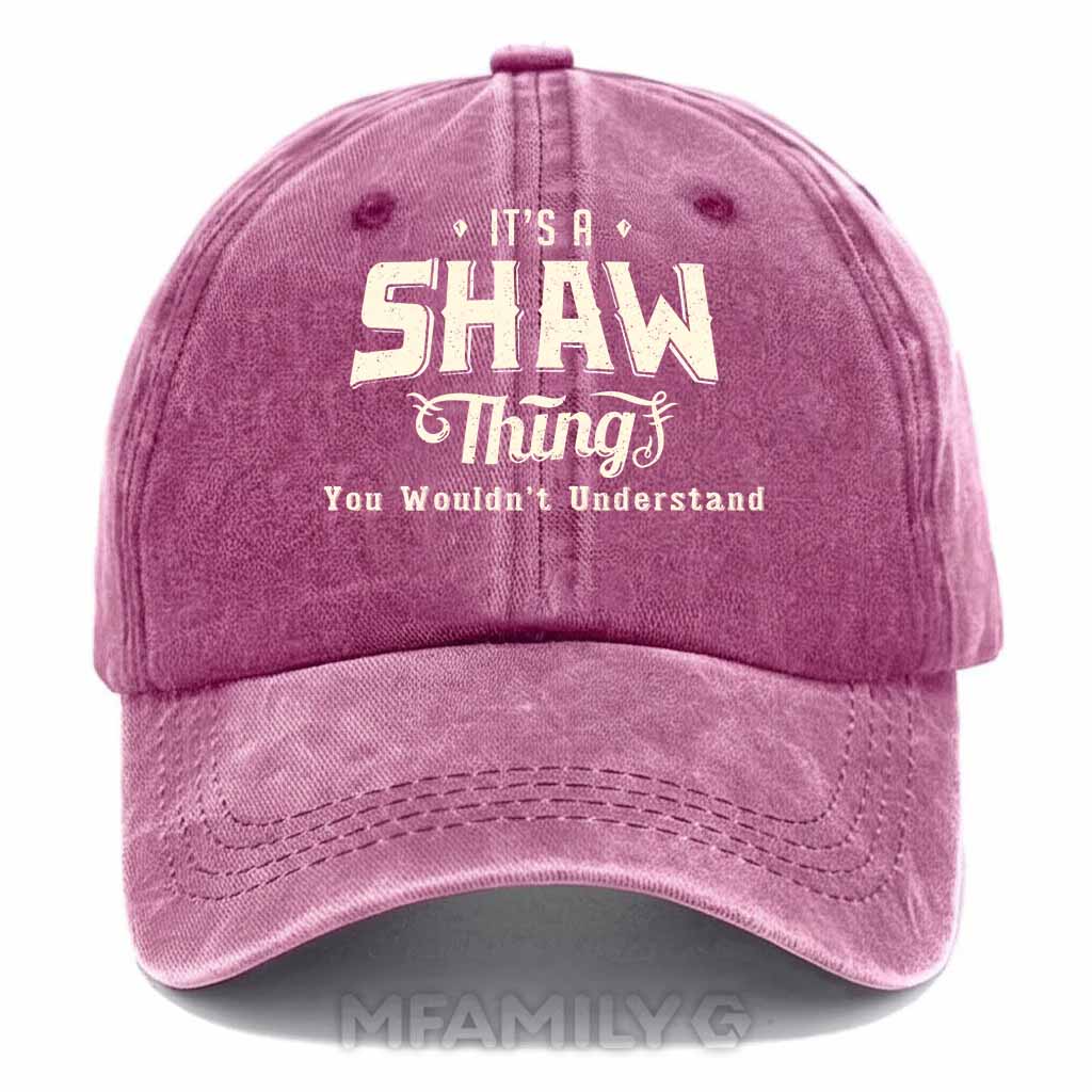 Shaw Thing Washed Baseball Cap