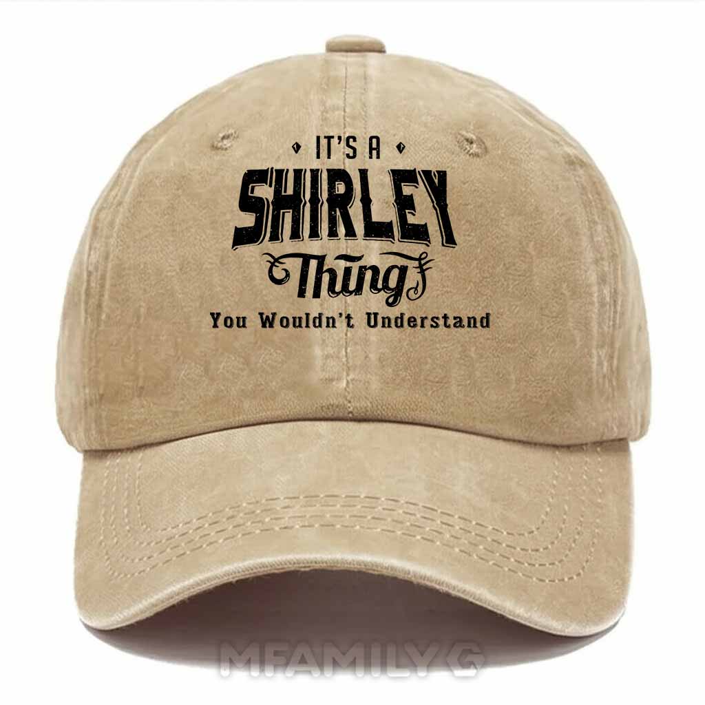 Shirley Thing Washed Baseball Cap