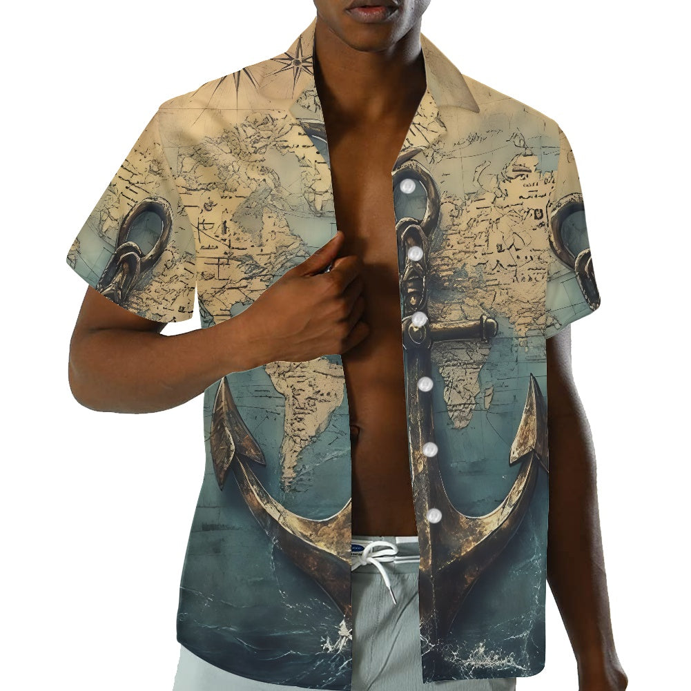Smith Family Nautical Compass Hawaiian Shirt