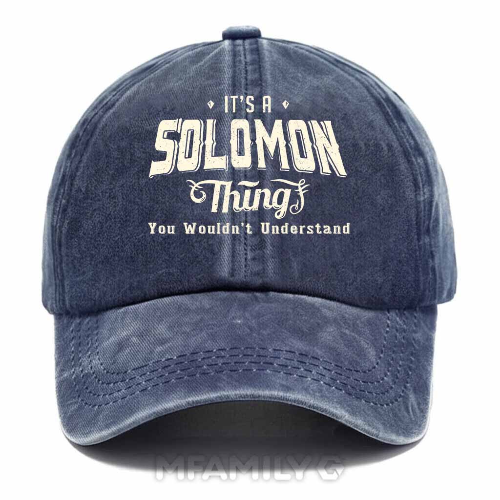 Solomon Thing Washed Baseball Cap