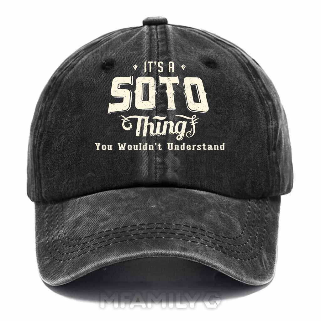 Soto Thing Washed Baseball Cap