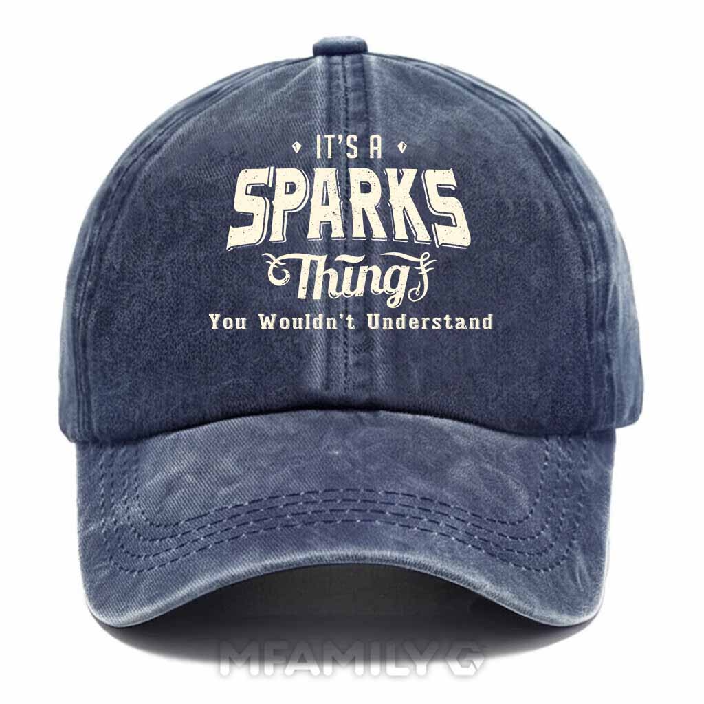 Sparks Thing Washed Baseball Cap