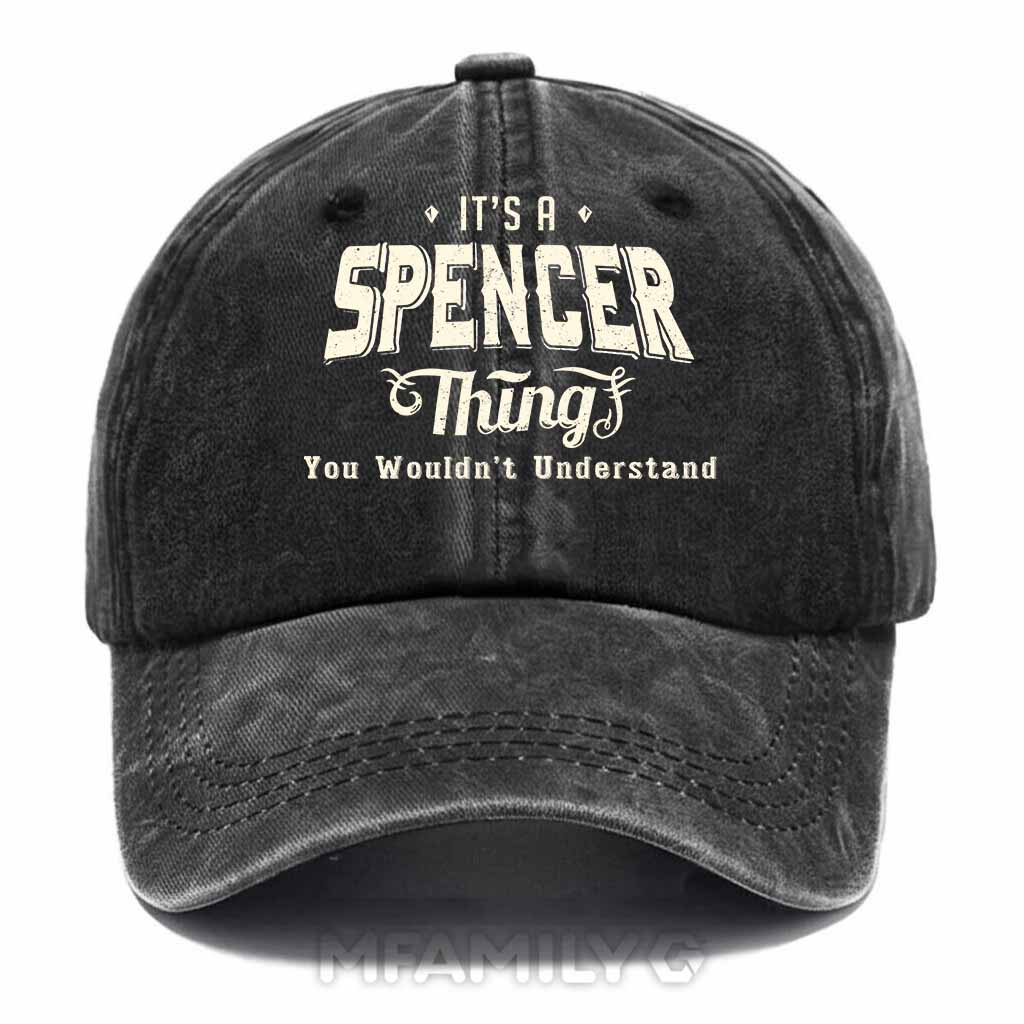Spencer Thing Washed Baseball Cap