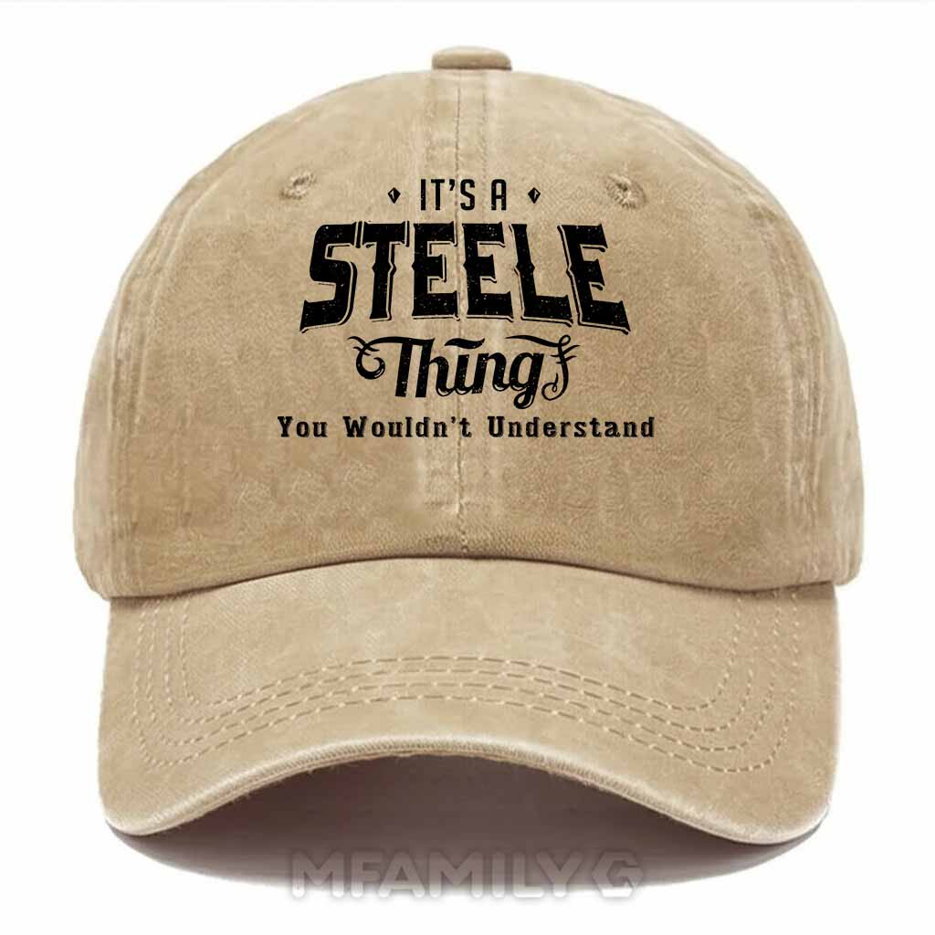 Steele Thing Washed Baseball Cap