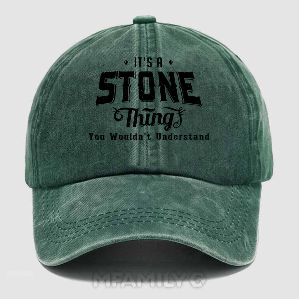 Stone Thing Washed Baseball Cap