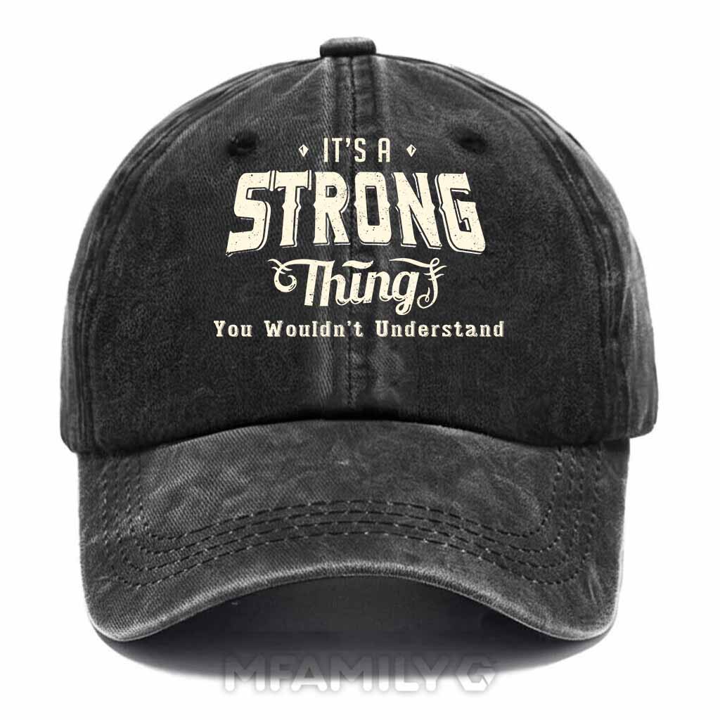 Strong Thing Washed Baseball Cap