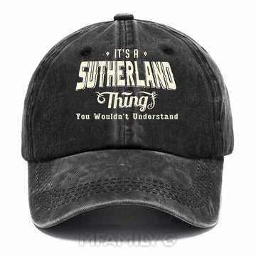 Sutherland Thing Washed Baseball Cap