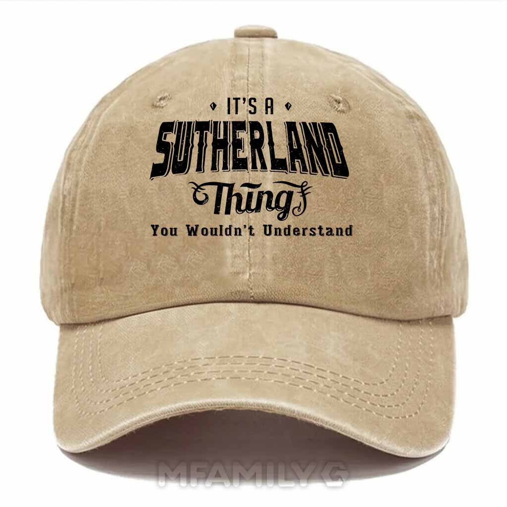 Sutherland Thing Washed Baseball Cap
