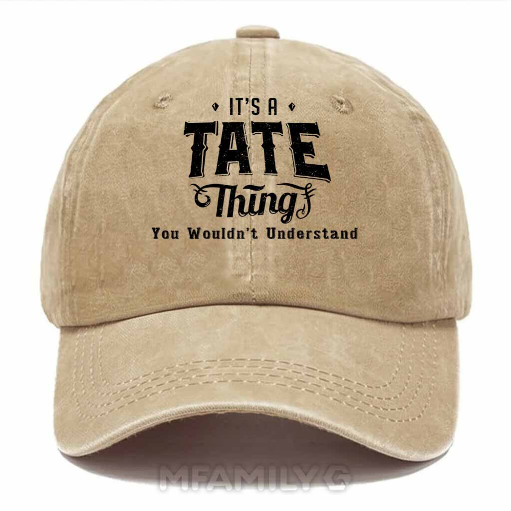 Tate Thing Washed Baseball Cap
