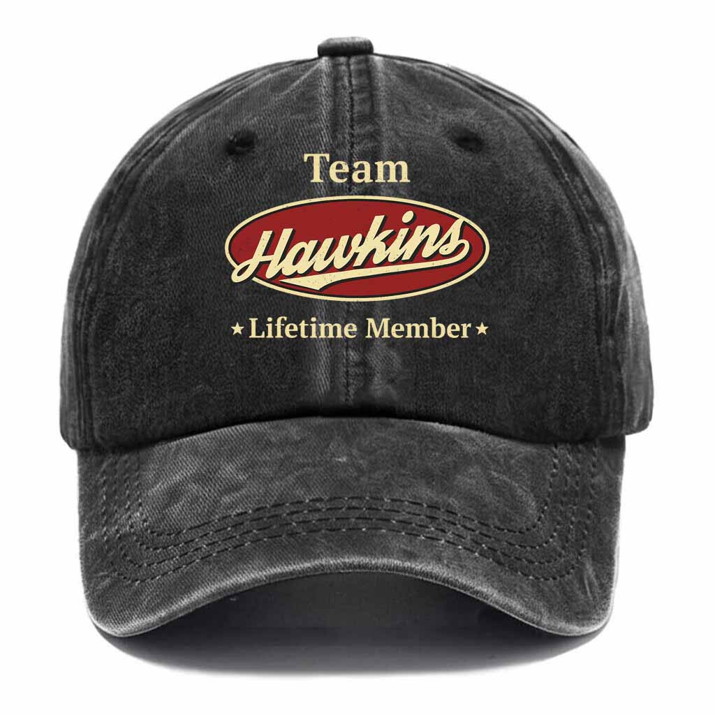 Team Hawkins Washed Baseball Cap