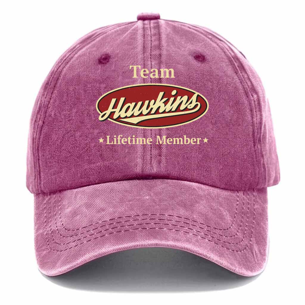 Team Hawkins Washed Baseball Cap