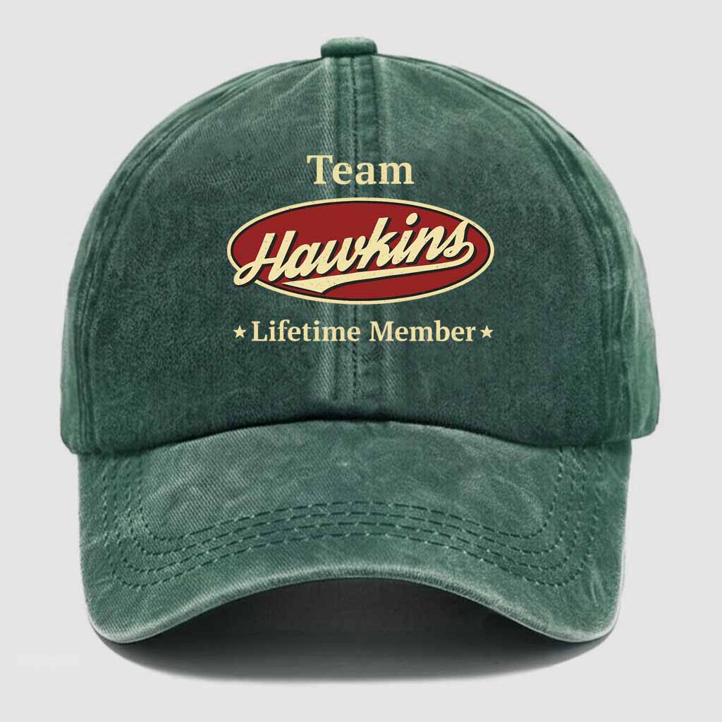 Team Hawkins Washed Baseball Cap