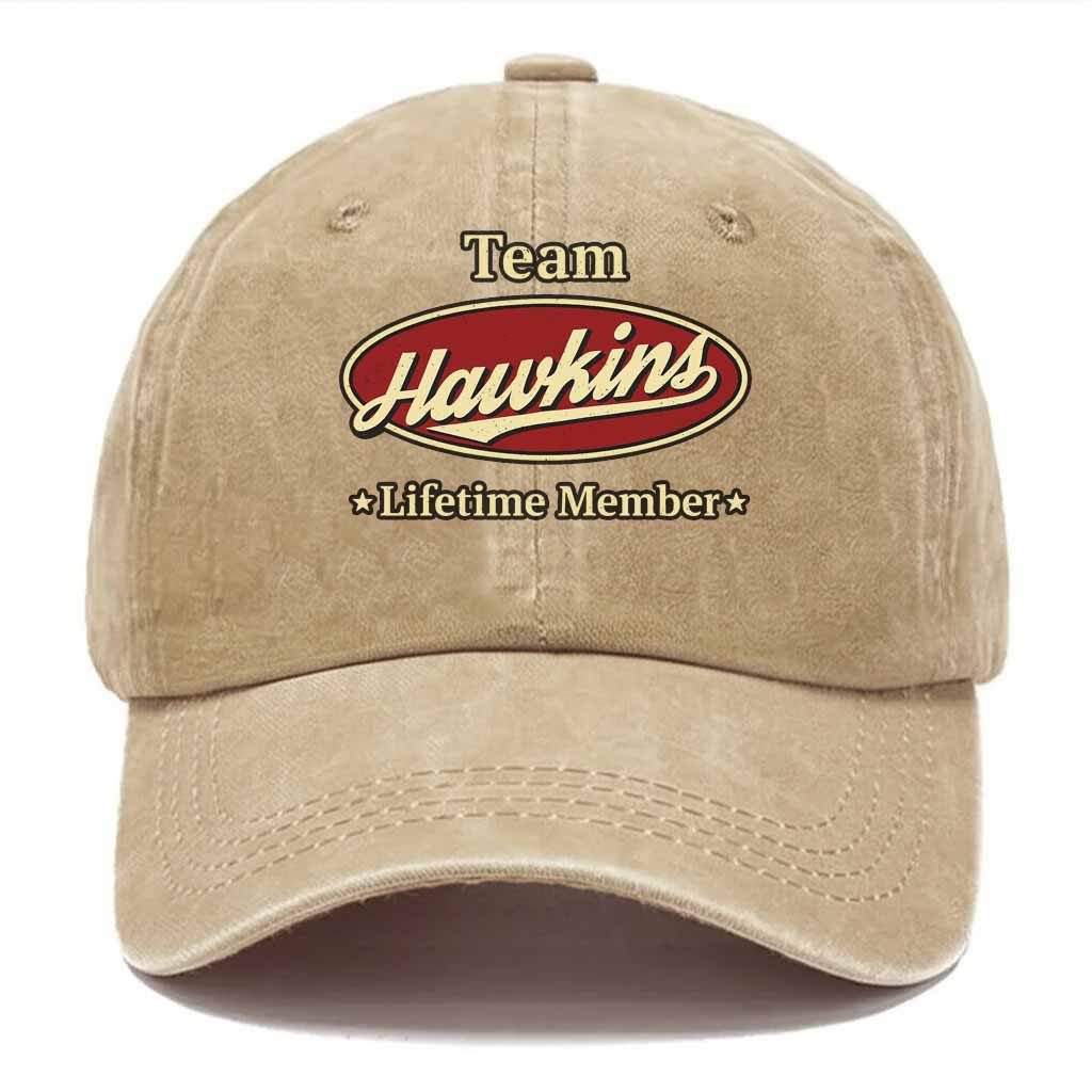 Team Hawkins Washed Baseball Cap
