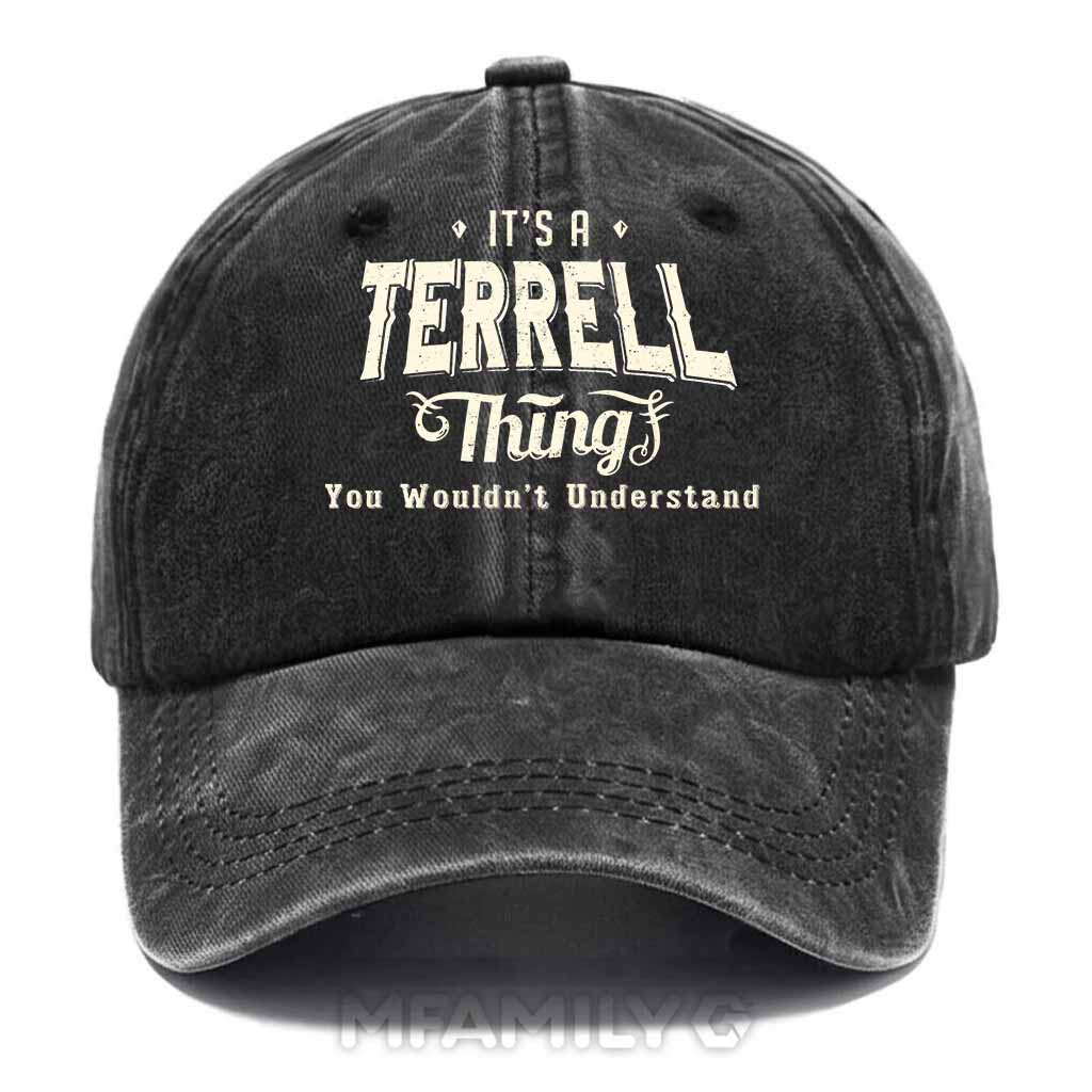 Terrell Thing Washed Baseball Cap