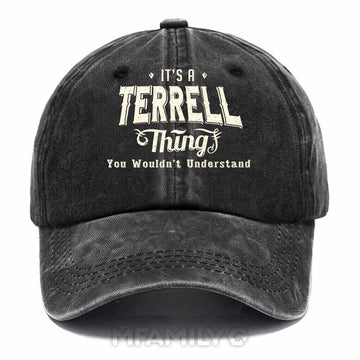 Terrell Thing Washed Baseball Cap