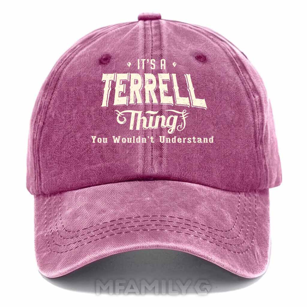 Terrell Thing Washed Baseball Cap