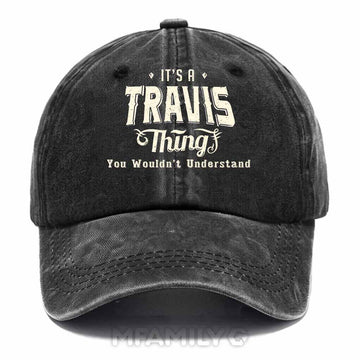Travis Thing Washed Baseball Cap