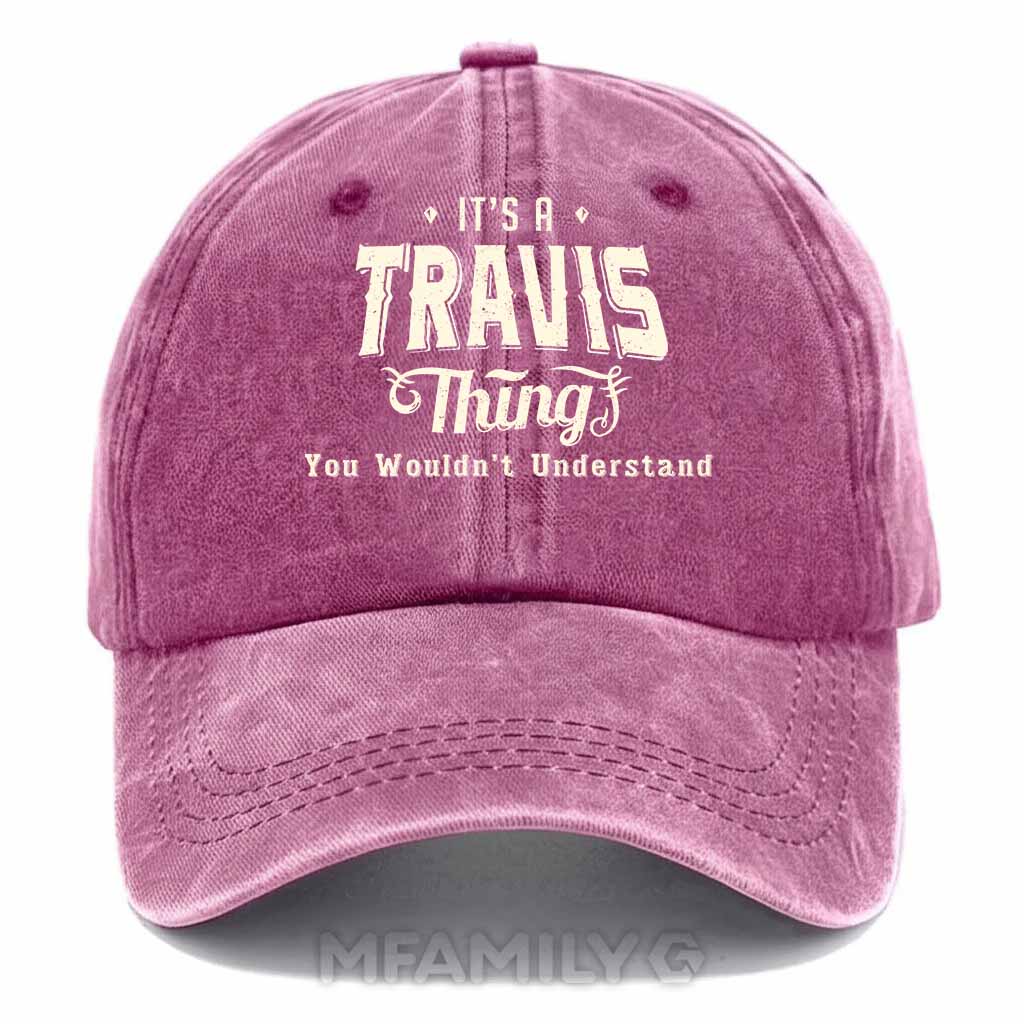 Travis Thing Washed Baseball Cap