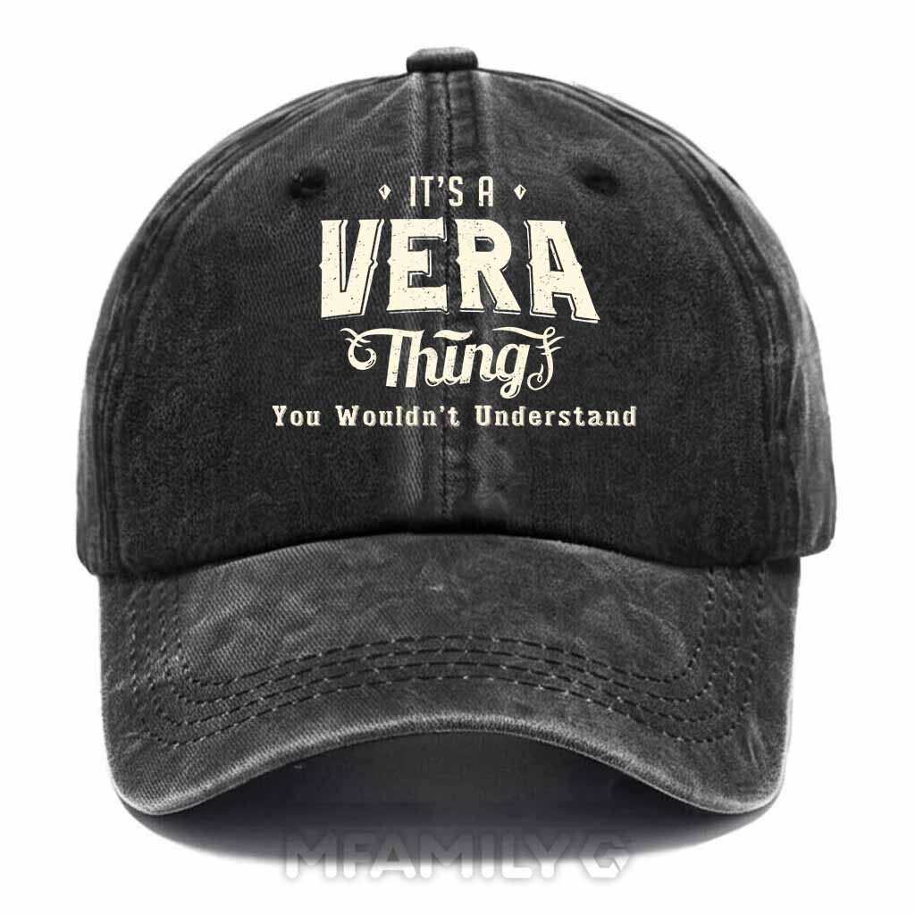 Vera Thing Washed Baseball Cap