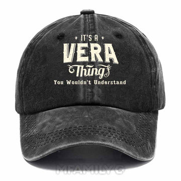 Vera Thing Washed Baseball Cap