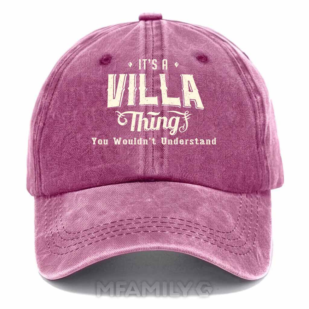 Villa Thing Washed Baseball Cap