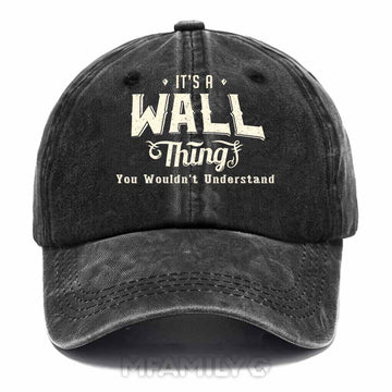 Wall Thing Washed Baseball Cap