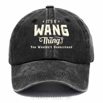 Wang Thing Washed Baseball Cap
