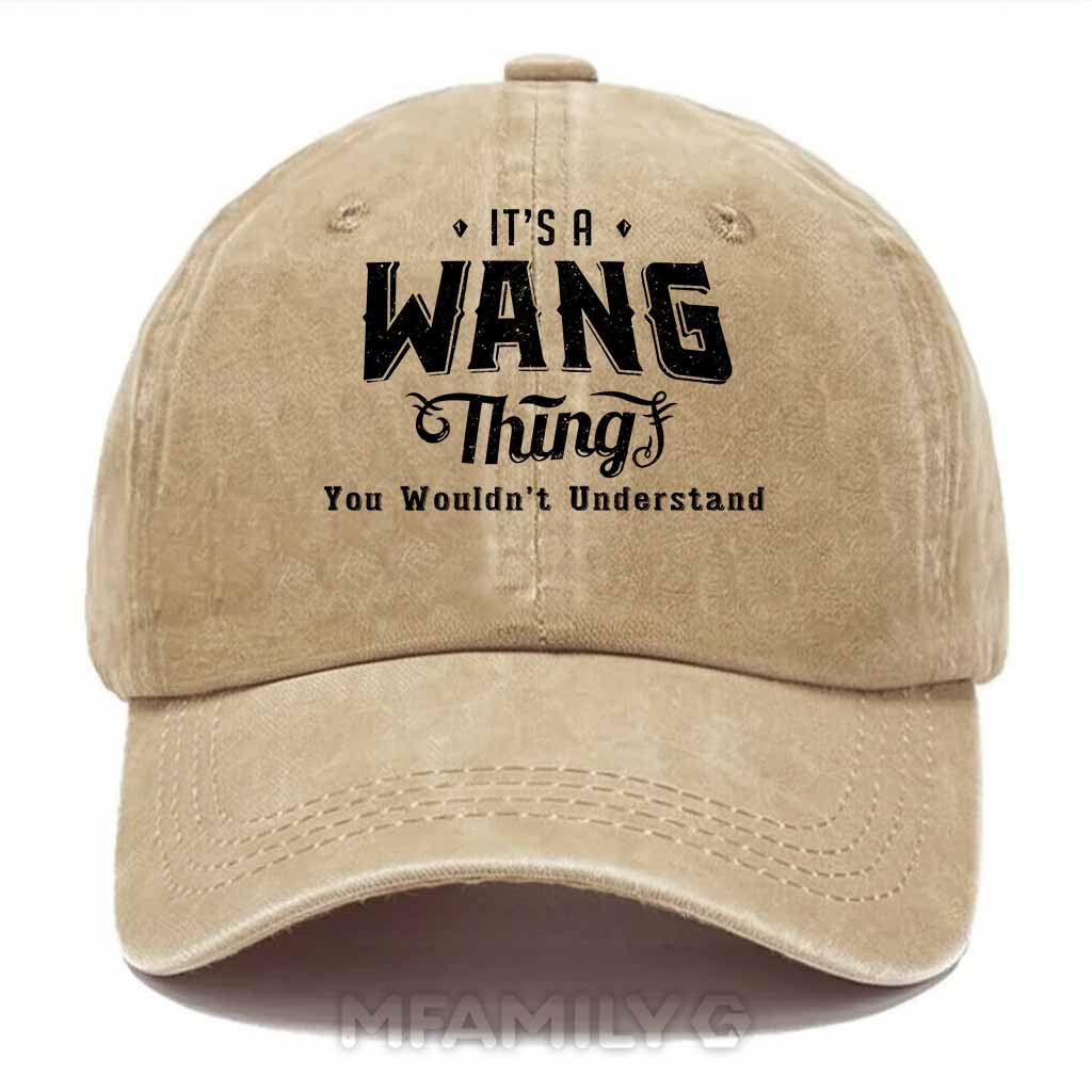 Wang Thing Washed Baseball Cap