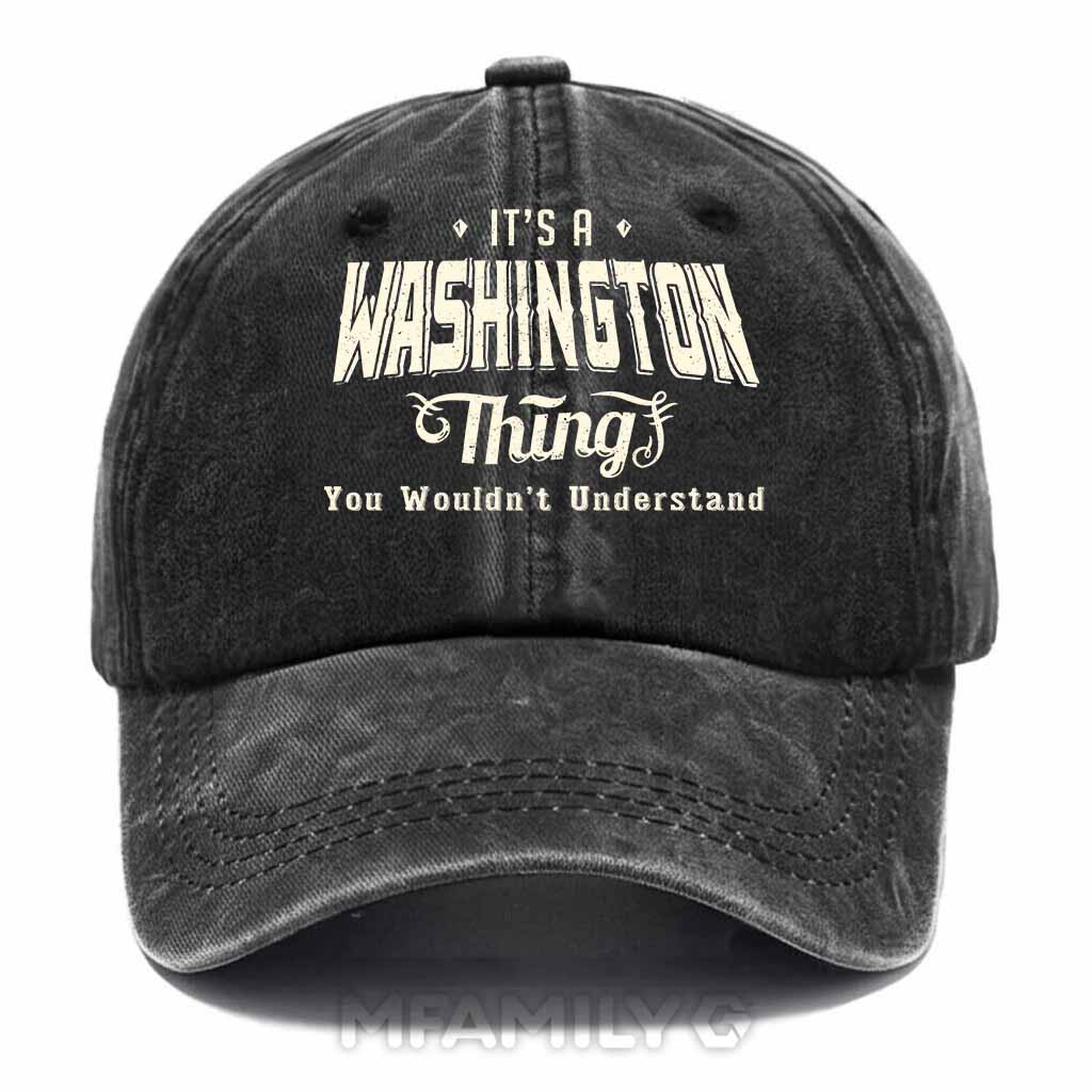 Washington Thing Washed Baseball Cap