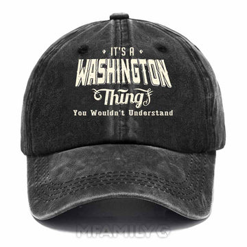 Washington Thing Washed Baseball Cap
