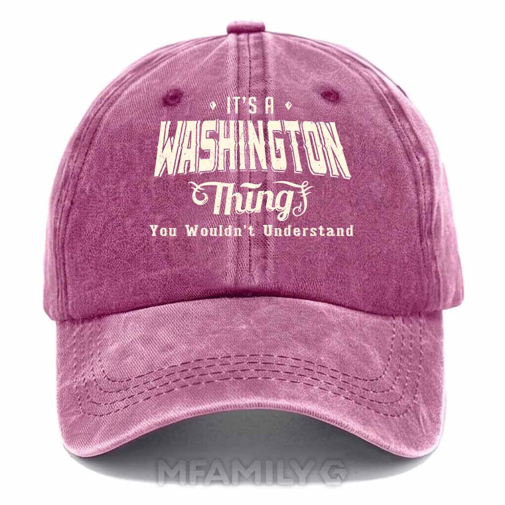 Washington Thing Washed Baseball Cap