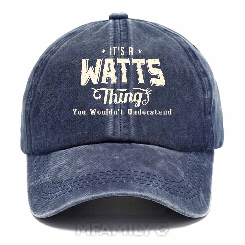 Watts Thing Washed Baseball Cap