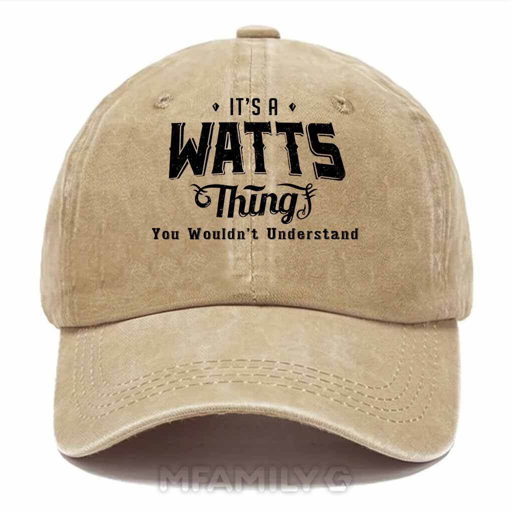 Watts Thing Washed Baseball Cap